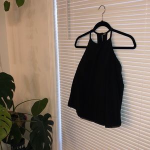 Black Lululemon Overlay Halter Top